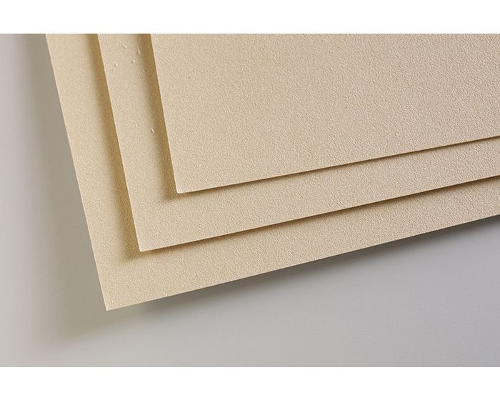 96162 - Clairefontaine Pastelmat - Sheets - Sand - Five Sheets - 360g - 27  1/2 x 39 1/2